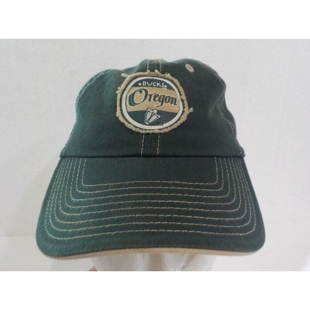 Oregon Ducks U of O Ball Cap Hat Adjustable Buckle Back NCAA Team Starter Green